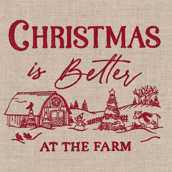 Christmas Is Better On The Farm Market Sign