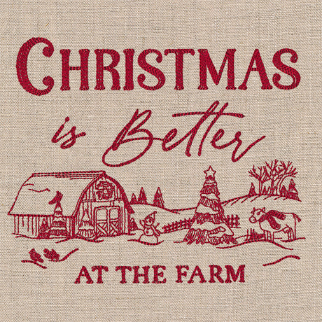 Christmas Is Better On The Farm Market Sign