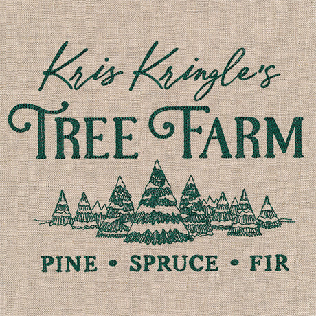 Kris Kringle's Tree Farm Market Sign