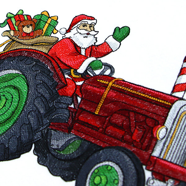 Holly Jolly Tractor Ride Santa