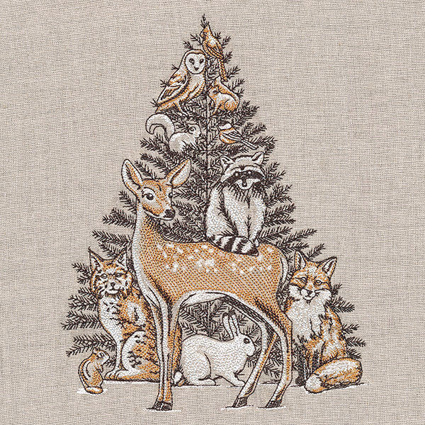 Woodland Christmas Animal Stack