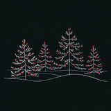 Christmas Tree Scene Border