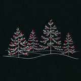 Christmas Tree Scene Border
