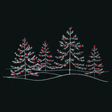 Christmas Tree Scene Border