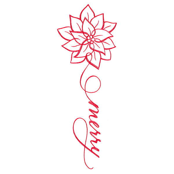 Festive Flourishes Calligraphy - Merry