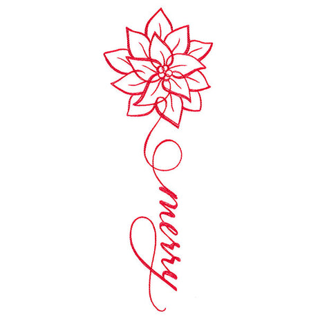 Festive Flourishes Calligraphy - Merry
