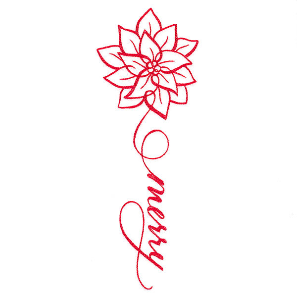 Festive Flourishes Calligraphy - Merry