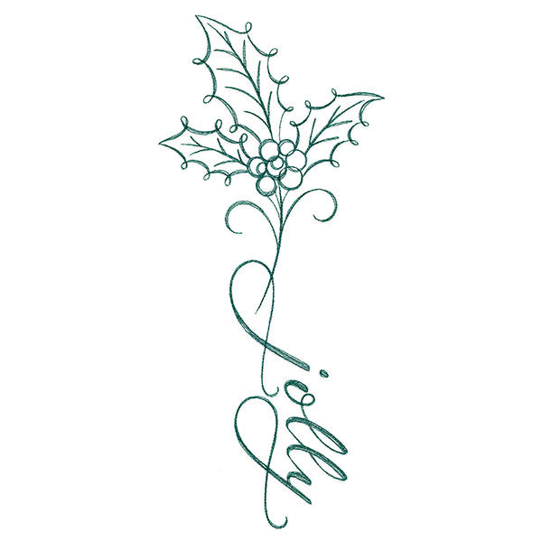 Festive Flourishes Calligraphy - Jolly