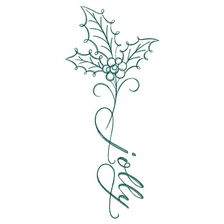 Festive Flourishes Calligraphy - Jolly