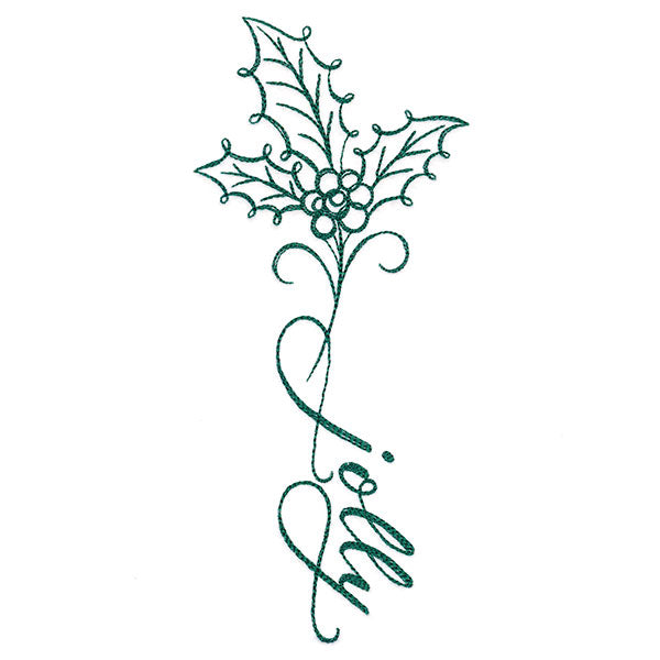 Festive Flourishes Calligraphy - Jolly