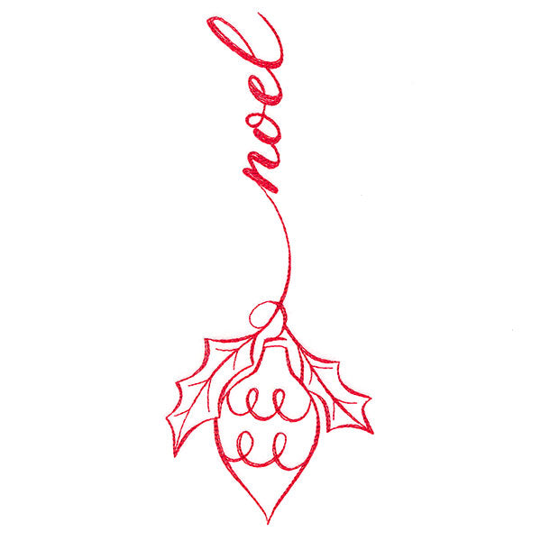 Festive Flourishes Calligraphy - Noel
