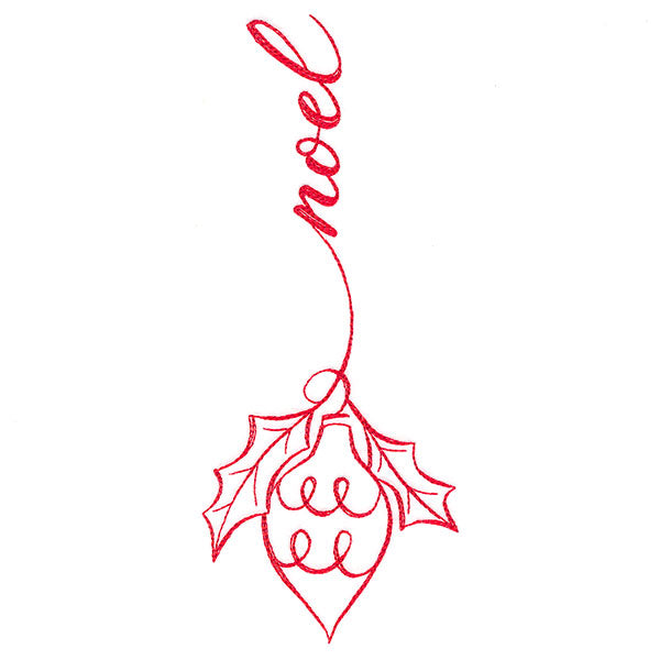 Festive Flourishes Calligraphy - Noel