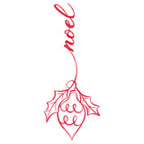 Festive Flourishes Calligraphy - Noel