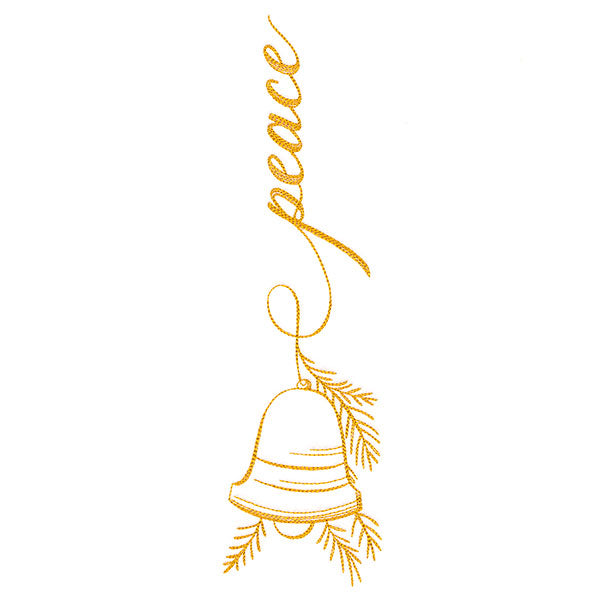 Festive Flourishes Calligraphy - Peace