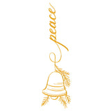 Festive Flourishes Calligraphy - Peace