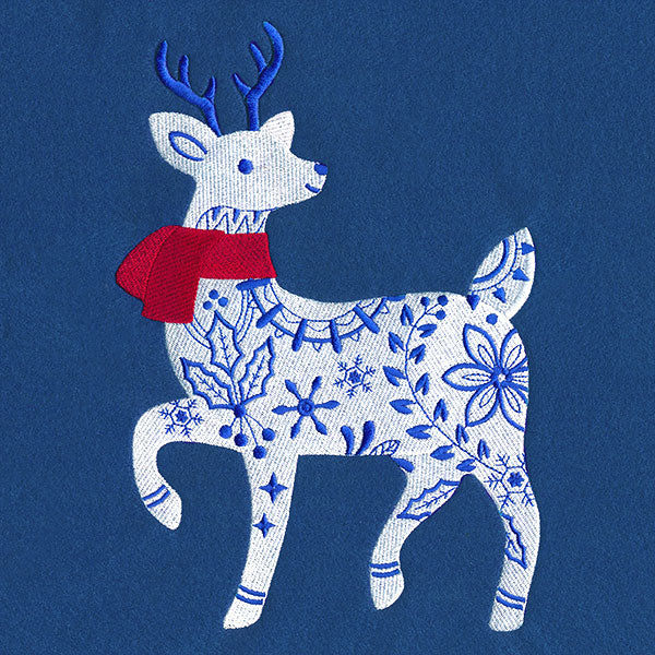 Wintertide Deer – Embroidery Library
