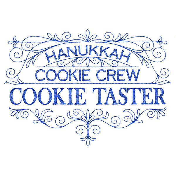 Hanukkah Crew Cookie Taster Sign