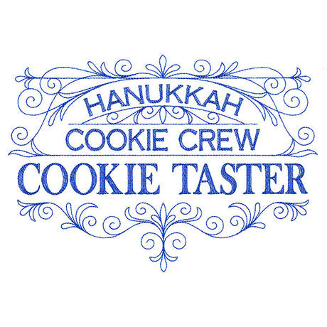 Hanukkah Crew Cookie Taster Sign