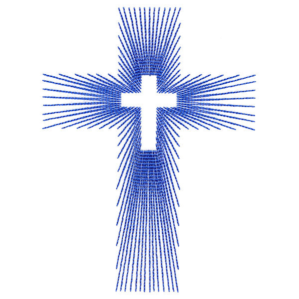 String Art Cross – Embroidery Library