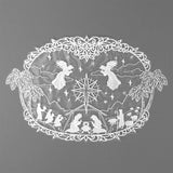 Divine Nativity Doily (Organza)