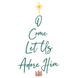 O Come Let Us Adore Him Christmas Tree