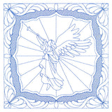 Night Divine Quilting Square - Angel (Double Run)