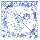 Night Divine Quilting Square - Angel (Double Run)