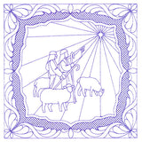 Night Divine Quilting Square - Shepherds (Double Run)