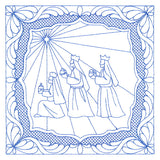 Night Divine Quilting Square - Three Wise Men (Double Run)