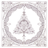 Festive Elegance - Christmas Tree (Trapunto)