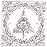 Festive Elegance - Christmas Tree (Trapunto)