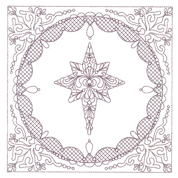 Festive Elegance - Star of Bethlehem (Trapunto)