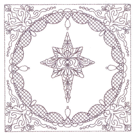 Festive Elegance - Star of Bethlehem (Trapunto)