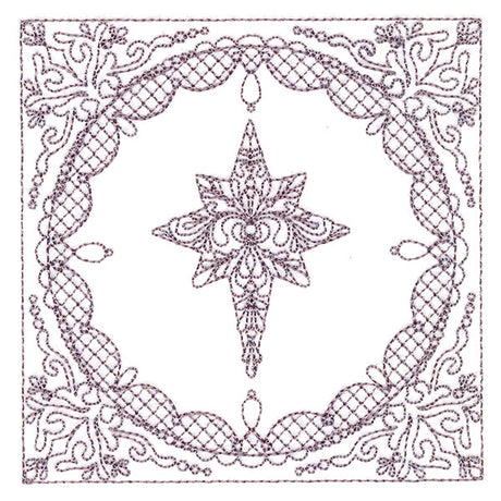 Festive Elegance - Star of Bethlehem (Trapunto)
