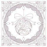 Festive Elegance - Ornament (Trapunto)