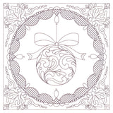 Festive Elegance - Ornament (Trapunto)