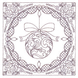 Festive Elegance - Ornament (Trapunto)