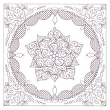 Festive Elegance - Poinsettia (Trapunto)