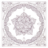 Festive Elegance - Poinsettia (Trapunto)