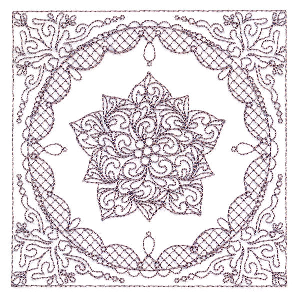 Festive Elegance - Poinsettia (Trapunto)