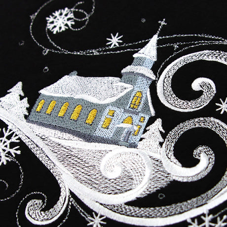 Snowy Dreams Church Scene