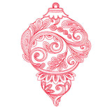 Very Merry Swirls - Ornament