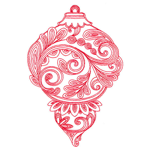 Very Merry Swirls - Ornament