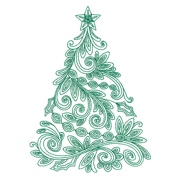 Very Merry Swirls - Tree