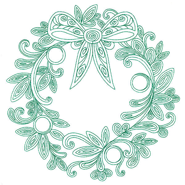 Very Merry Swirls - Wreath