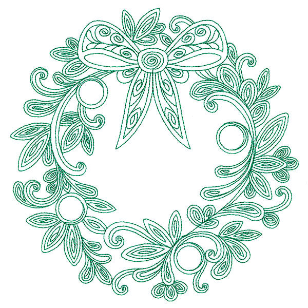 Very Merry Swirls - Wreath