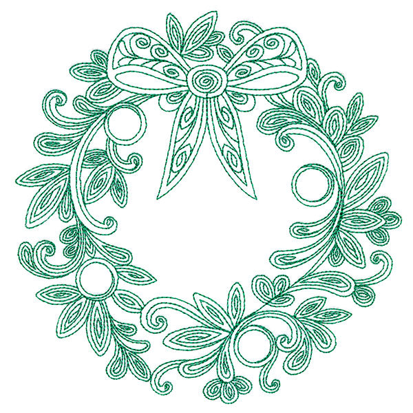 Very Merry Swirls - Wreath