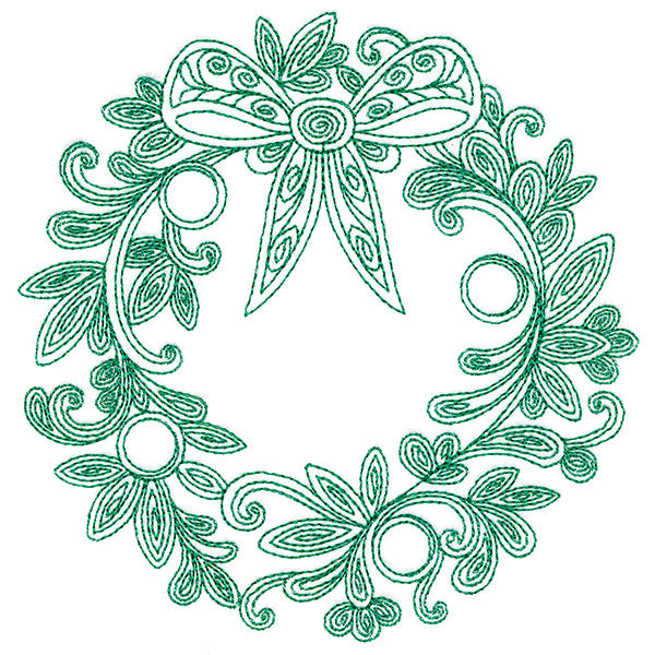 Very Merry Swirls - Wreath