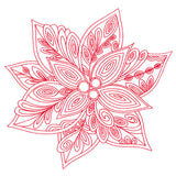 Very Merry Swirls - Poinsettia