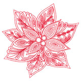 Very Merry Swirls - Poinsettia